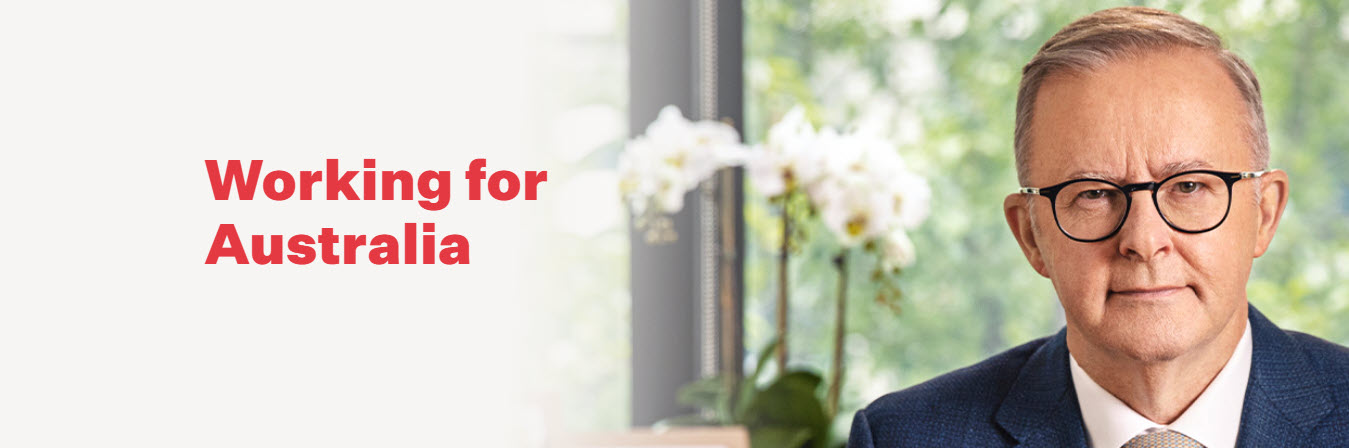 working for australia albanese image